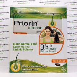 Priorin Intense Приорин Интенс для волос, 180 шт, ИСПАНИЯ